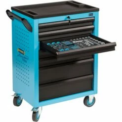 HAZET Werkstattwagen Mit 204 Werkzeugen, 178N-7/204 -Bosch Verkäufe 178n 7 detail links schubfach offen60075d53eab64GOrcEE5FkUypD 600x600