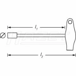 HAZET Radarkopf-Steckschlüssel, 428-3.5 -Bosch Verkäufe 428 skizze5b9d946374744 600x600