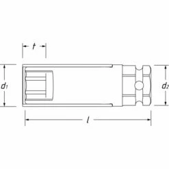 HAZET Schlag-, Maschinenschrauber Steckschlüssel-Einsatz, Sechskant, 903SLG6-17 -Bosch Verkäufe 903slg6 skizze600cf79cd5a82 600x600
