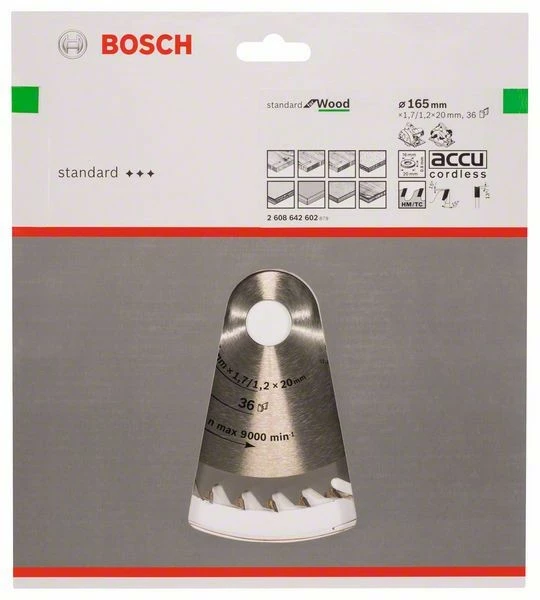 Bosch Kreissägeblatt Optiline Wood. Für Handkreissägen 2608642602 Bosch Kreissägeblatt Optiline Wood. Für Handkreissägen 2608642602 -Bosch Verkäufe IMG RD 155181