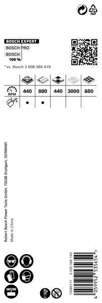 Bosch EXPERT Tough Material, 20 x 60 mm. Für Dreh- und Schlagbohrer 2608900419 Bosch EXPERT Tough Material, 20 X 60 mm. Für Dreh- Und Schlagbohrer 2608900419 -Bosch Verkäufe IMG RD 351395