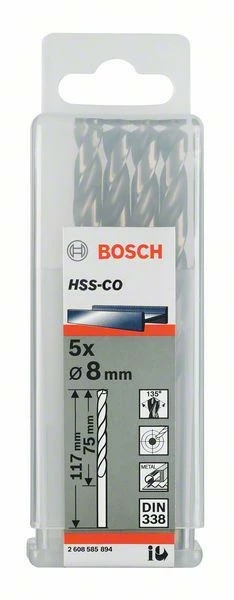 Bosch Metallbohrer HSS-Co, DIN 338, 9,90 mm. Bohrmaschinen/Schrauber 2608588103 Bosch Metallbohrer HSS-Co, DIN 338, 9,90 Mm. Bohrmaschinen/Schrauber 2608588103 -Bosch Verkäufe IMG RD 75224